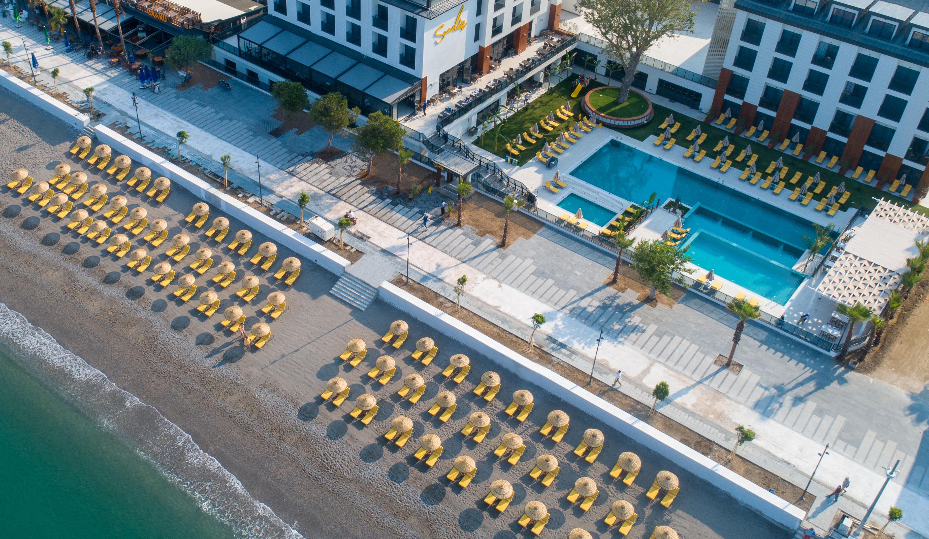 Hotel Sundia Exclusive By Liberty Fethiye Adults Only Exterior foto Aerial view of the hotel